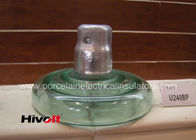 HIVOLT iluminam - o isolador do vidro temperado da cor verde para linhas de transmissão
