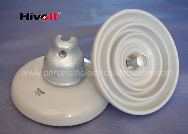 Isolador de suspensão branco do disco do ANSI 52-3 para linhas elétricas da distribuição