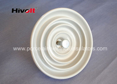Isolador de suspensão branco do disco do ANSI 52-3 para linhas elétricas da distribuição