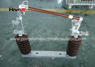 tipo convencional da cor de Brown do entalhe do fusível da saída da porcelana 46KV