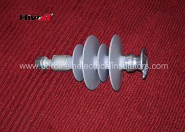 Tipo padrão isoladores do Pin do IEC com material da vertente da borracha de silicone da parte superior do laço