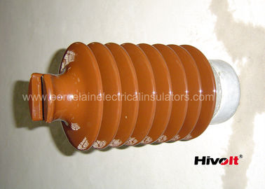 Linha padrão isolador 35KV do IEC Caped do cargo com base do metal/parte superior do laço