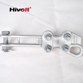 Linha de transmissão de alumínio braçadeira da linha direta do hardware com parafuso de aço e a porca galvanizados