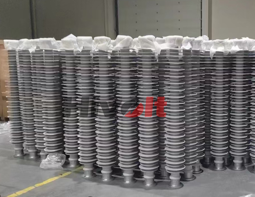 100 kV-1000 KV Frequência de potência Punção Estação de tensão Post Isoladores para alta tensão